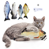 FlipFish cat toy flopping motion
